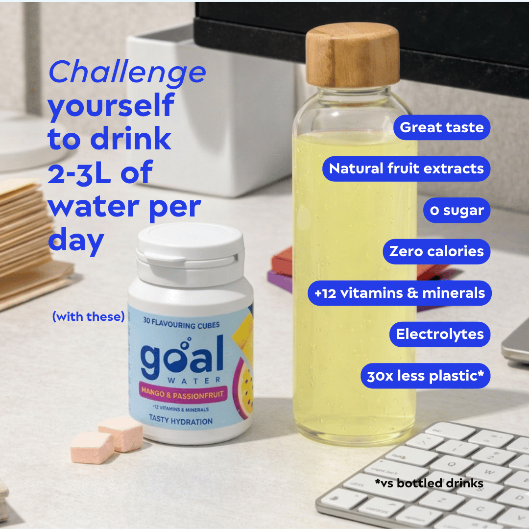 Flavoured Water Cubes - GOAL Water